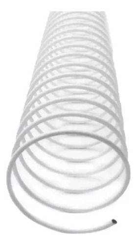 Espiral Para Encadernação Metal Branco A4 25mm 160fls 50un