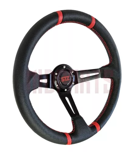 Carro de couro Drift Rally Race Racing Sport Volante, Simulador de jogos e  jogos Volante, 330mm, 13in, 13in