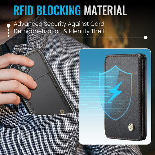 Funda De Piel De Primera Calidad Para Samsung A15 4g/a15 5g Rfid, Tarjetero, A Prueba De Golpes, Función Atril