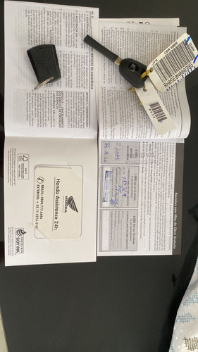Honda Cbr 650 R 2022/2022 Manual Chave Reserva
