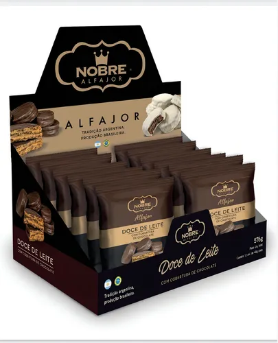 comprar Doce Alfajor Nobre Receita Argentina 12x48gr. Chocolate