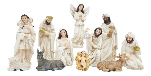 Pesebre Beige 22cm Poliresina 529-31604 Religiozzi 11pz