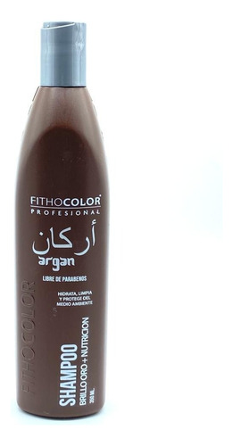 Shampoo Argan Fithocolor Brillo Oro + Nutrición X 350ml