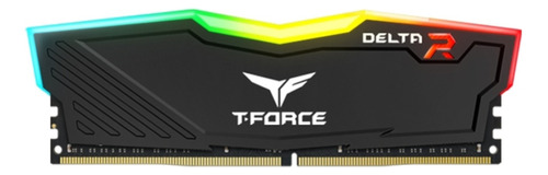 Memória RAM T-Force Delta RGB color preto  8GB 1 Team Group TF12D48G3200HC16C01