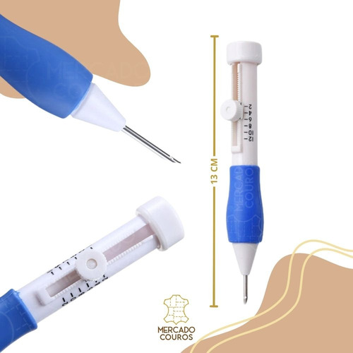 Kit Agulha Mágica Ponto Russo + Bastidores Colorido Bordado