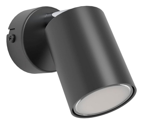 Lampara Foco Reciso Acero Negro Dm60 Gu10 1x5w Ip20 Cod74006