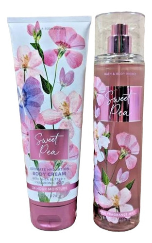 Body Mist Y Body Cream Sweet Pea Bath & Body Works Original