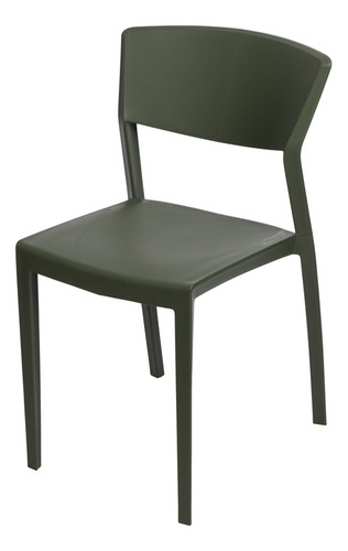 Cadeira Oui Cor da estrutura da cadeira Verde (ALECRIM) Cor do assento Verde Alecrim Desenho do tecido N/A