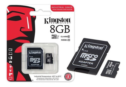 Cartão Memória Micro Sd Kingston  8gb Class 4 + Adaptador Sd