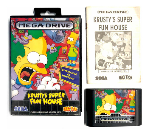 Krustys Super Fun House - Juego Original Para Sega Genesis