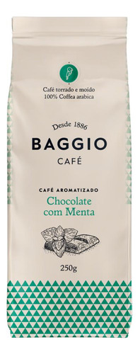 Café Torrado e Moído Chocolate com Menta Baggio Pacote 250g