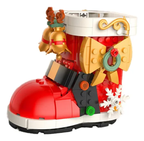 comprar Christmas Building Blocks Stacking Christmas Stockings