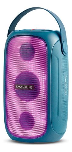 Parlante Portátil Smartlife Azul Bluetooth 2.1  Ipx5 55w Tws