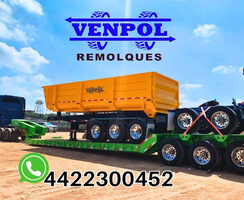 Remolque Gondola Volteo Para Materiales 30m3 Reforzada