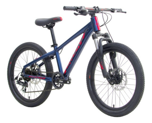 Bicicleta Infantil Groove Hype Jr 20 7v Alloy Azul/vermelho Cor Azul/Preto Tamanho do quadro Não se aplica
