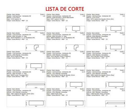 Moveis Planejados Pacote 140 Planos De Corte Completo+bonus