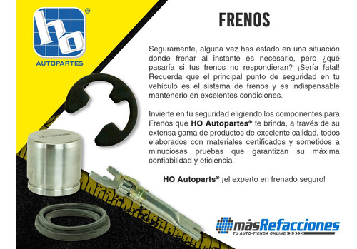 1 Pistón Para Cáliper De Freno Del Izq/der Cc 11 Al 16 Ho