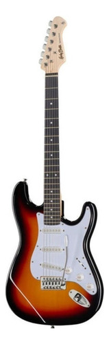 Guitarra eléctrica Harley Benton Standard Series ST-20 de tilo 3-tone sunburst brillante con diapasón de arce asado