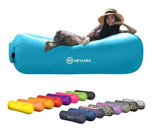 Nevlers Inflatable Lounger Air Sofa Perfecto Para La Wjsc7