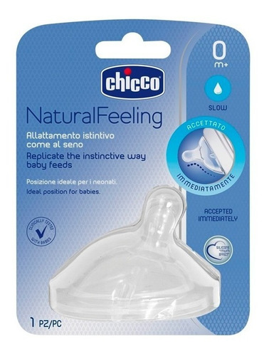 Imagen 2 de 2 de Chicco Tetina Natural Feeling 0m+ 810111