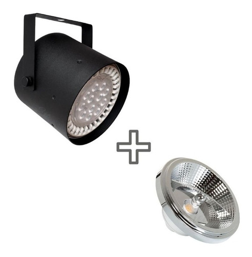 Cañon Spot Ar111 Led Porfesional Vidrieras Móvil Dimerizable