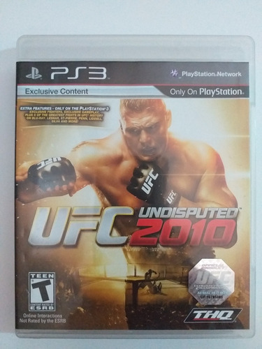 Jogo Ufc Undisputed 2010 - Ps3 - Mídia Física