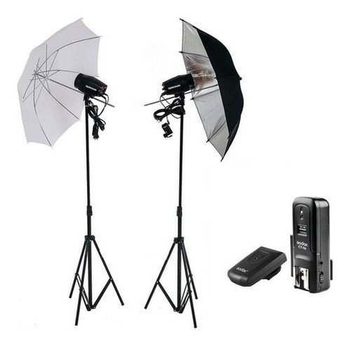 Kit Estudio Fotográfico 300w Profissional Greika Argos 110v