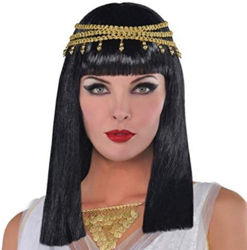 Peluca Egipcia Cleopatra Para Niñas Y Damas Envio Gratis B