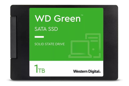 Ssd Disco Sólido Western Digital 1tb Wd Green Verde 545mb