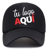 Comprar Gorras Trucker Personalizada Con Tu Logo O Imagen Aqui V2 Negra Plena Logo Aqui Unica Lisa