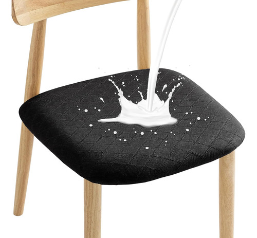 Juego De 6 Fundas Impermeables Asiento De Silla Comedor...