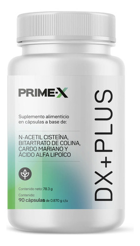 Protector Hepático Dx+plus Liver Cleanse Primetech 90 Cáp