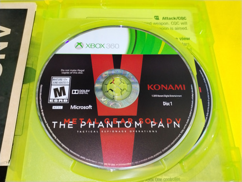 Metal Gear Solid V The Phantom Pain Xbox 360 *completo* (Usado)