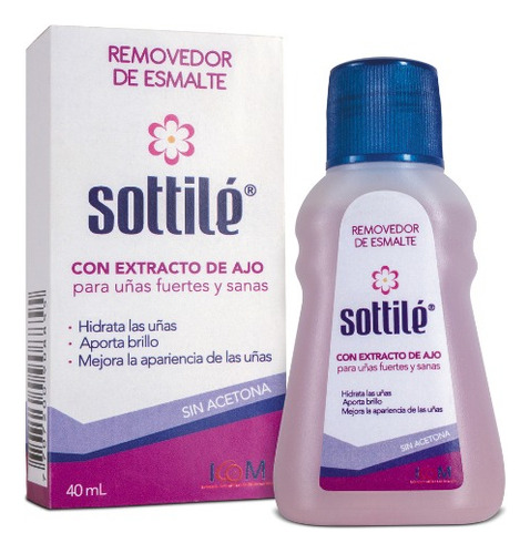 Removedor De Esmalte Sottile 40 Ml