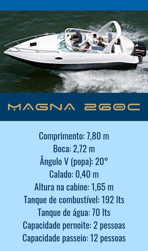 Lancha Magna 26 Pés