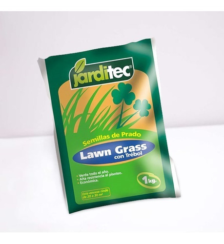 Semillas De Pasto Lawn Grass Con Trebol 1 K Jarditec