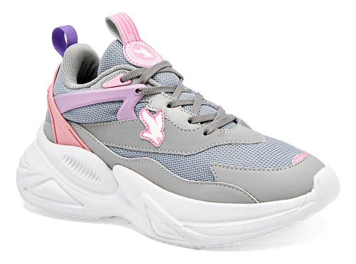 Tenis Deportivo Niña American Fire A-77 Gr 18-26 126-699 T3