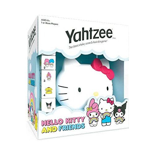 Usaopoly Yahtzee: Hello Kitty Y Sus Amigos | Juego Clásico D