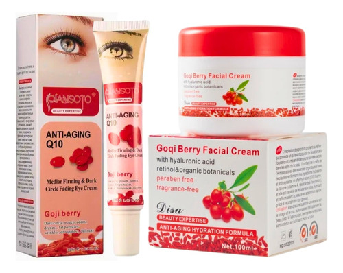 Crema Facial Contorno Ojos Bayas Goji B - mL a $207