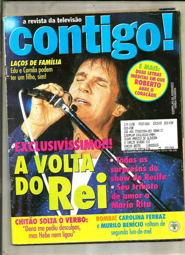 Revista Contigo 1313/2000 - Roberto Carlos - Xuxa - Madonna
