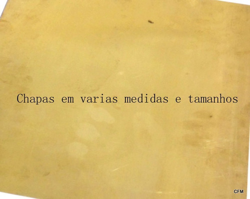 Imagem 3 de 3 de Chapa Latão 0,30 Mm Cutelaria, Luteria, Ourivesaria E Artes
