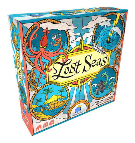 Juego De Mesa Lost Seas Blue Orange Estrategia Marina Nautic