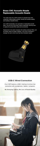Auriculares Moondrop Chu Ii Dsp De Alto Rendimiento Con Micr