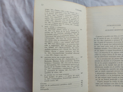 Las Razas Humanas Actuales Carleton S. Coon Guadarrama 1969 (Usado)