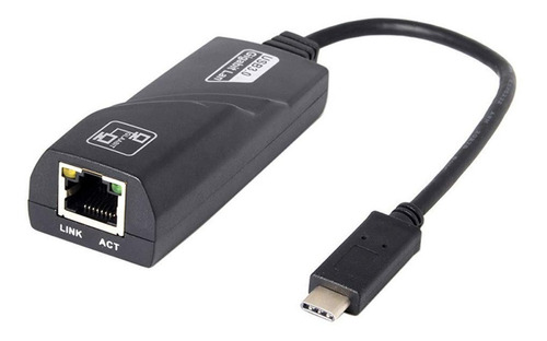 Adaptador Usb-c Tipo C A Lan Gigabit Ethernet Rj45 1000mbps