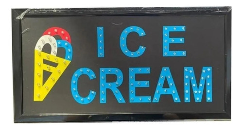 Anuncio Letrero Luminoso Led Ice Cream 246-444