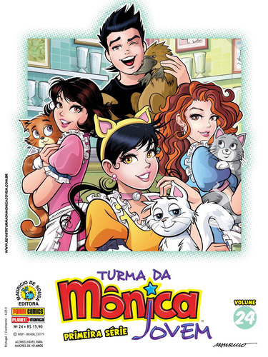 Turma Da Mônica Jovem: Primeira Série Vol. 24, de Mauricio de Sousa. Editora Panini Brasil LTDA, capa mole em português, 2019