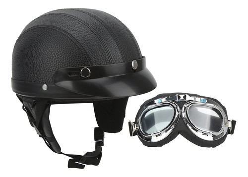 Casco De Moto Con Gafas Antiniebla Uv Artificiales