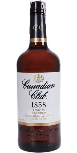 Whisky Canadian Club 1858 Original Litro Goldbottle