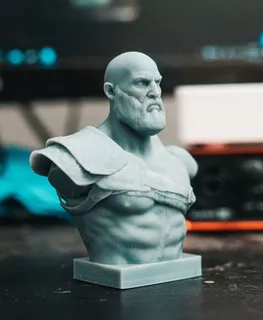Kratos - God Of War 4- Escultura